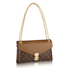 L Vuitton M41203 Pallas Chain Shoulder Bag Monogram Canvas
