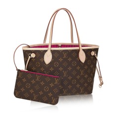 L Vuitton M41245 Neverfull PM Shoulder Bag Monogram Canvas