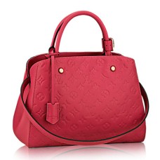 L Vuitton M41308 Montaigne MM Tote Bag Monogram Empreinte Leather