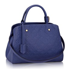 L Vuitton M41309 Montaigne MM Tote Bag Monogram Empreinte Leather