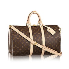 L Vuitton M41418 Keepall Bandouliere 45 Duffel Bag Monogram Canvas