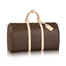 L Vuitton M41426 Keepall 50 Duffel Bag Monogram Canvas