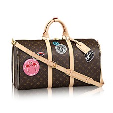 L Vuitton M41441 Keepall Bandouliere 50 Duffel Bag Monogram Canvas
