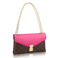 L Vuitton M41468 Pallas Chain Shoulder Bag Monogram Canvas