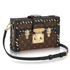 L Vuitton M41552 Petite Malle Crossbody Bag Monogram Canvas