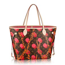 L Vuitton M41603 Neverfull MM Ramages Shoulder Bag Monogram Canvas
