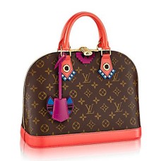 L Vuitton M41661 Alma PM Totem Tote Bag Monogram Canvas