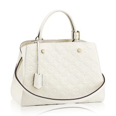 L Vuitton M41698 Montaigne MM Tote Bag Monogram Empreinte Leather