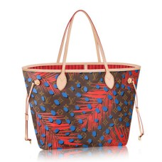 L Vuitton M41978 Neverfull MM Shoulder Bag Monogram Canvas