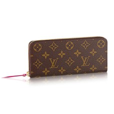 L Vuitton M42119 Clemence Wallet Monogram Canvas L Vuitton M42119 Clemence Wallet Monogram Canvas