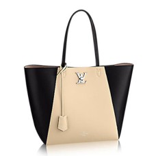 L Vuitton M42289 Lockme Cabas Shoulder Bag Taurillon Leather