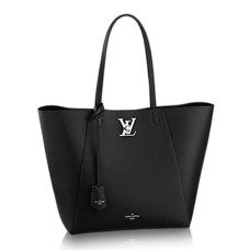L Vuitton M42291 Lockme Cabas Shoulder Bag Taurillon Leather