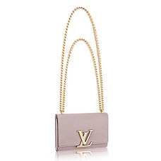 L Vuitton M42627 Chain Louise MM Crossbody Bag Calfskin Leather