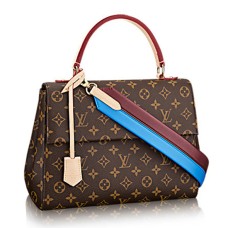 L Vuitton M42735 Cluny MM Tote Bag Monogram Canvas