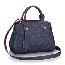 L Vuitton M42747 Montaigne BB Tote Bag Monogram Empreinte Leather