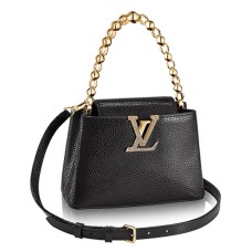 L Vuitton M42935 Capucines Mini Chain Shoulder Bag Taurillon Leather
