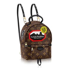 L Vuitton M42971 Palm Springs Backpack Mini World Tour Monogram Canvas