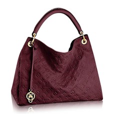 L Vuitton M43257 Artsy MM Hobo Bag Monogram Empreinte Leather