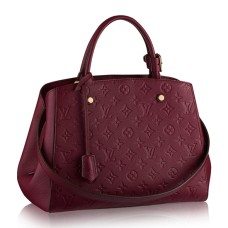 L Vuitton M43258 Montaigne MM Tote Bag Monogram Empreinte Leather