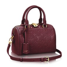 L Vuitton M43500 Speedy Bandouliere 20 Tote Bag Monogram Empreinte Leather