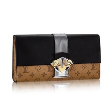 L Vuitton M44101 Column Clutch Monogram Canvas