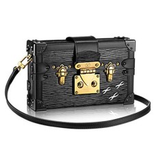 L Vuitton M5001N Petite Malle Crossbody Bag Epi Leather