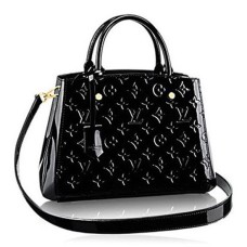 L Vuitton M50171 Montaigne BB Tote Bag Monogram Vernis