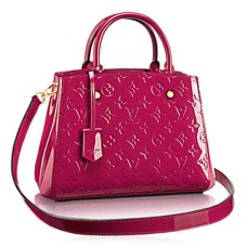 L Vuitton M50172 Montaigne BB Tote Bag Monogram Vernis