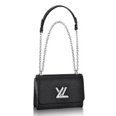 L Vuitton M50282 Twist MM Shoulder Bag Epi Leather
