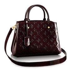 L Vuitton M50403 Montaigne BB Tote Bag Monogram Vernis