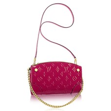 L Vuitton M50406 Santa Monica Clutch Crossbody Bag Monogram Vernis