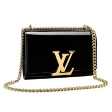 L Vuitton M50433 Chain Louise MM Crossbody Bag Monogram Vernis