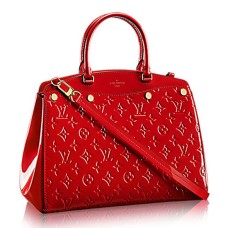 L Vuitton M50596 Brea MM Tote Bag Monogram Vernis