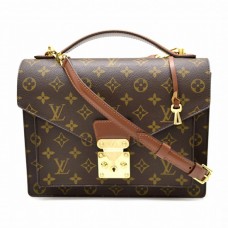 L Vuitton M51185 Monceau Crossbody Bag Monogram Canvas