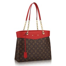 L Vuitton M51197 Pallas Shopper Shoulder Bag Monogram Canvas