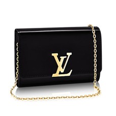 L Vuitton M51601 Louise Chain PM Crossbody Bag Monogram Vernis