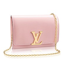 L Vuitton M51603 Louise Chain PM Crossbody Bag Monogram Vernis