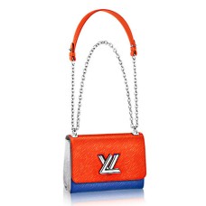 L Vuitton M53010 Twist MM Shoulder Bag Epi Leather