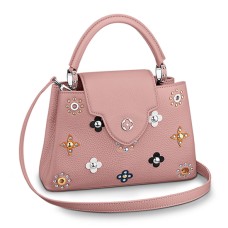 L Vuitton M54310 Capucines BB Tote Bag Taurillon Leather