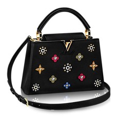 L Vuitton M54311 Capucines PM Tote Bag Taurillon Leather