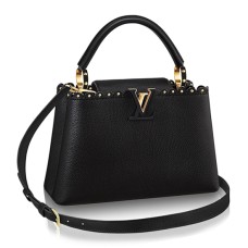 L Vuitton M54565 Capucines PM Tote Bag Taurillon Leather