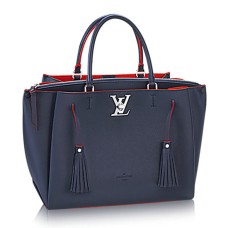 L Vuitton M54571 Lockmeto Tote Bag Soft Calf Leather