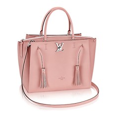 L Vuitton M54572 Lockmeto Tote Bag Soft Calf Leather
