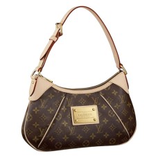 L Vuitton M56384 Thames PM Hobo Bag Monogram Canvas