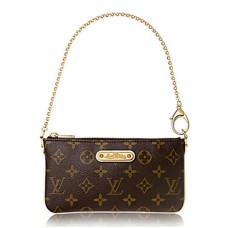 L Vuitton M60094 Pochette Milla MM Monogram Canvas L Vuitton M60094 Pochette Milla MM Monogram Canvas