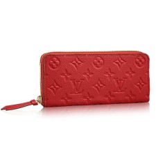 L Vuitton M60169 Clemence Wallet Monogram Empreinte Leather L Vuitton M60169 Clemence Wallet Monogram Empreinte Leather
