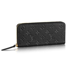 L Vuitton M60171 Clemence Wallet Monogram Empreinte Leather L Vuitton M60171 Clemence Wallet Monogram Empreinte Leather
