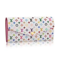 L Vuitton M60667 Sarah Wallet Monogram Multicolore Canvas L Vuitton M60667 Sarah Wallet Monogram Multicolore Canvas