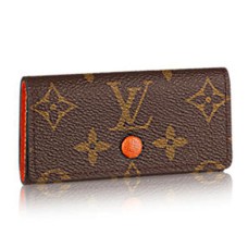 L Vuitton M60706 4 Key Holder Monogram Canvas