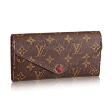 L Vuitton M60708 Josephine Wallet Monogram Canvas